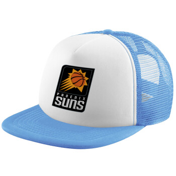 Phoenix Suns, Καπέλο Soft Trucker με Δίχτυ Γαλάζιο/Λευκό