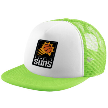 Phoenix Suns, Καπέλο Soft Trucker με Δίχτυ Πράσινο/Λευκό