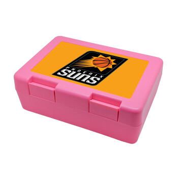 Phoenix Suns, Παιδικό δοχείο κολατσιού ΡΟΖ 185x128x65mm (BPA free πλαστικό)