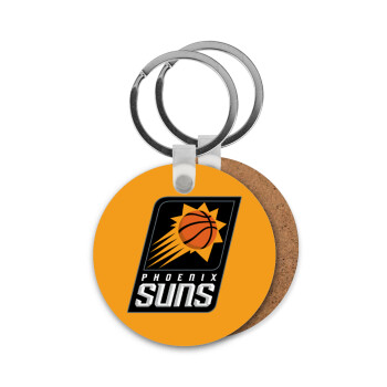 Phoenix Suns, Μπρελόκ Ξύλινο στρογγυλό MDF Φ5cm