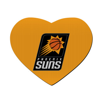 Phoenix Suns, Mousepad καρδιά 23x20cm