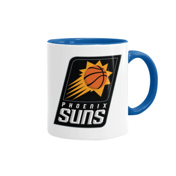 Phoenix Suns, Mug colored blue, ceramic, 330ml