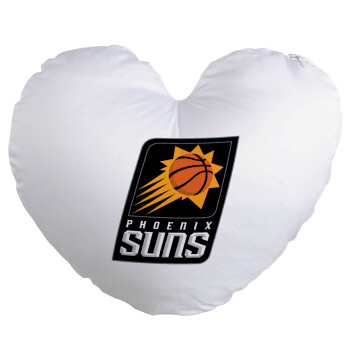 Phoenix Suns, Μαξιλάρι καναπέ καρδιά 40x40cm περιέχεται το  γέμισμα