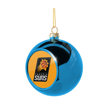 Phoenix Suns, Blue Christmas tree ball ornament 8cm