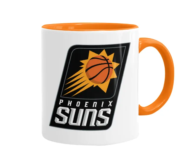 Phoenix Suns — Κούπα χρωματιστή πορτοκαλί, κεραμική, 330ml