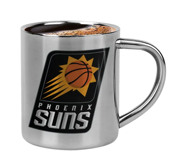 Phoenix Suns — Double-wall metal cup for espresso (220ml)