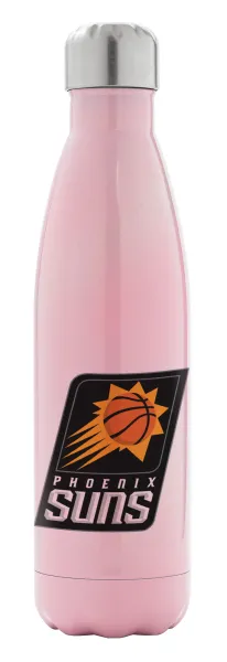 Phoenix Suns — Μεταλλικό παγούρι θερμός Ροζ Ιριδίζον (Stainless steel), διπλού τοιχώματος, 500ml