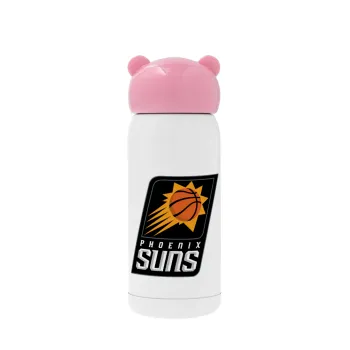 Phoenix Suns, Pink stainless steel thermal flask, 320ml
