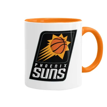 Phoenix Suns, Κούπα χρωματιστή πορτοκαλί, κεραμική, 330ml