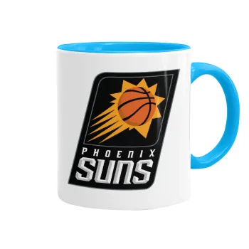 Phoenix Suns, Κούπα χρωματιστή γαλάζια, κεραμική, 330ml