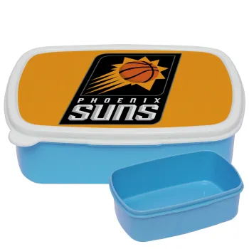 Phoenix Suns, ΜΠΛΕ παιδικό δοχείο φαγητού (lunchbox) πλαστικό (BPA-FREE) Lunch Βox M18 x Π13 x Υ6cm