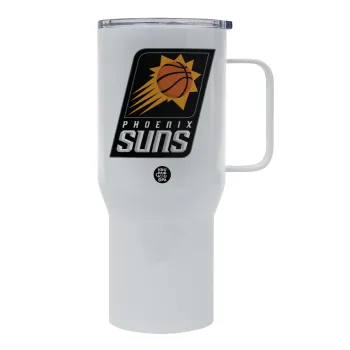 Phoenix Suns, Mega Stainless steel Tumbler with lid, double wall 750L