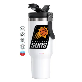 Phoenix Suns, Mega Tumbler με καπάκι, διπλού τοιχώματος (θερμό) 1,2L