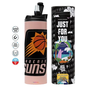 Phoenix Suns, Tumbler stainless steel PINK 600ml