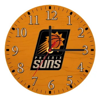 Phoenix Suns, Ρολόι τοίχου ξύλινο plywood (20cm)