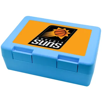 Phoenix Suns, Children's cookie container LIGHT BLUE 185x128x65mm (BPA free plastic)