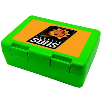 Phoenix Suns, Children's cookie container GREEN 185x128x65mm (BPA free plastic)