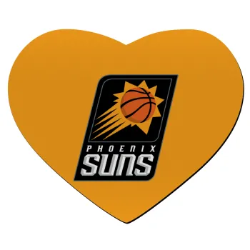 Phoenix Suns, Mousepad καρδιά 23x20cm