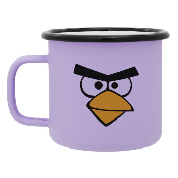 Angry birds eyes, Κούπα Μεταλλική εμαγιέ ΜΑΤ Light Pastel Purple 360ml