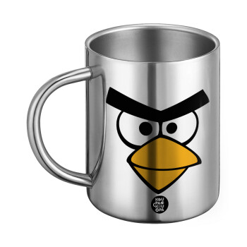 Angry birds eyes, Ανοξείδωτη Μεταλλική Κούπα 450ml - Διπλού Τοιχώματος