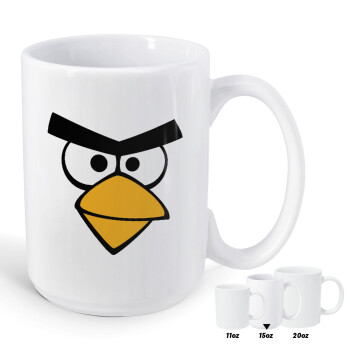 Angry birds eyes, Κούπα Mega, κεραμική, 450ml
