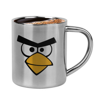 Angry birds eyes, Double-wall metal cup for espresso (220ml)