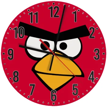 Angry birds eyes, Ρολόι τοίχου ξύλινο (30cm)