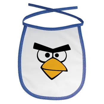 Angry birds eyes, Σαλιάρα μωρού αλέκιαστη με κορδόνι Μπλε