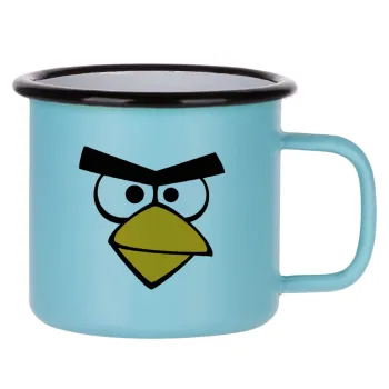Angry birds eyes, Κούπα Μεταλλική εμαγιέ ΜΑΤ σιέλ 360ml