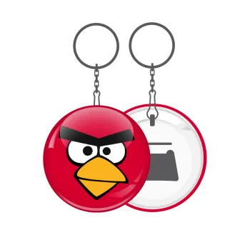 Angry birds eyes, Μπρελόκ μεταλλικό 5cm με ανοιχτήρι