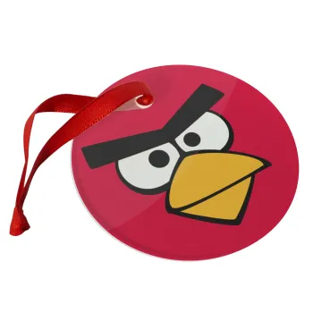 Angry birds eyes, Christmas ornament glass 9cm