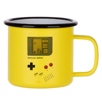 Gameboy, Metallic enamel MATT Yellow cup 360ml