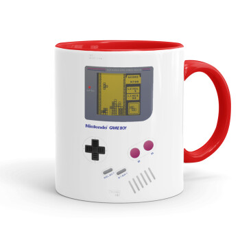 Gameboy, Mug colored red, ceramic, 330ml