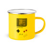 Yellow Enamel Metallic Cup 360ml