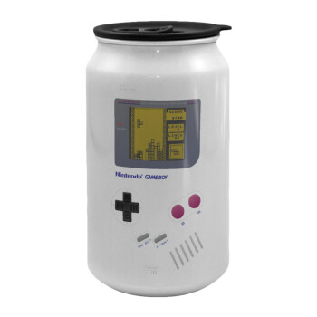 Gameboy, Κούπα ταξιδιού μεταλλική με καπάκι (tin-can) 500ml