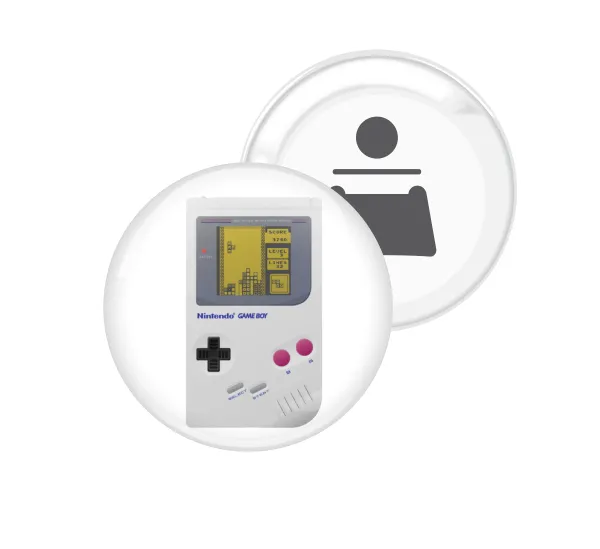 Gameboy — Round magnet and beer bottle opener, 5.9cm
