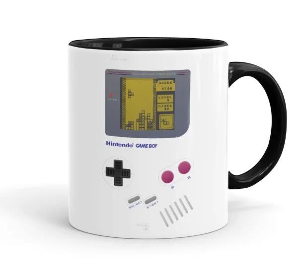 Gameboy — Mug colored black, ceramic, 330ml