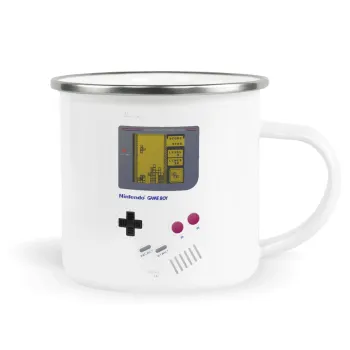 Gameboy, Κούπα Μεταλλική εμαγιέ λευκη 360ml