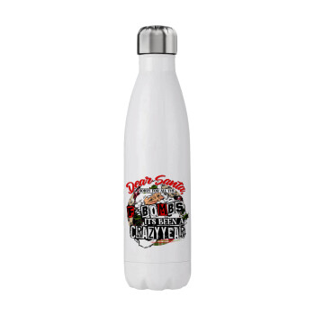 Dear Santa, sorry for all the F-bombs, Stainless steel, double-walled, 750ml