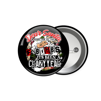 Dear Santa, sorry for all the F-bombs, Κονκάρδα παραμάνα 7.5cm