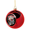 Christmas tree ball Red 8cm