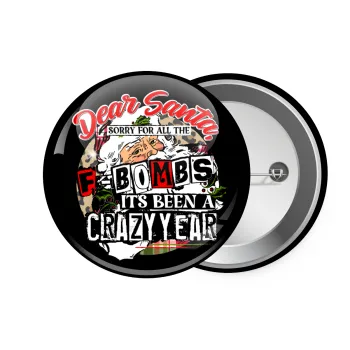 Dear Santa, sorry for all the F-bombs, Κονκάρδα παραμάνα 7.5cm