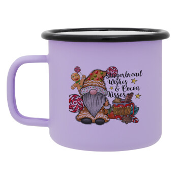 Gingerbread Wishes, Κούπα Μεταλλική εμαγιέ ΜΑΤ Light Pastel Purple 360ml