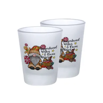 Gingerbread Wishes, Σφηνοπότηρα γυάλινα 45ml του πάγου (2 τεμάχια)