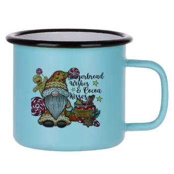 Gingerbread Wishes, Κούπα Μεταλλική εμαγιέ ΜΑΤ σιέλ 360ml
