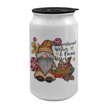 Gingerbread Wishes, Κούπα ταξιδιού μεταλλική με καπάκι (tin-can) 500ml