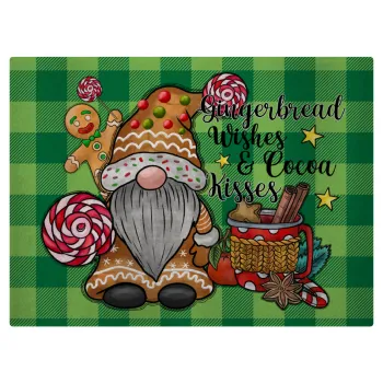 Gingerbread Wishes, Επιφάνεια κοπής γυάλινη (38x28cm)