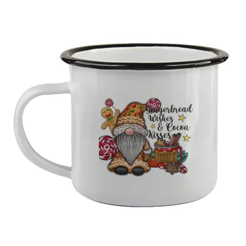 Gingerbread Wishes, Κούπα εμαγιέ με μαύρο χείλος 360ml