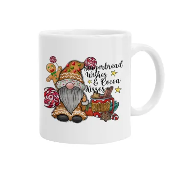 Gingerbread Wishes, Ceramic coffee mug, 330ml