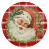 Santa Claus, Επιφάνεια κοπής γυάλινη στρογγυλή (30cm)